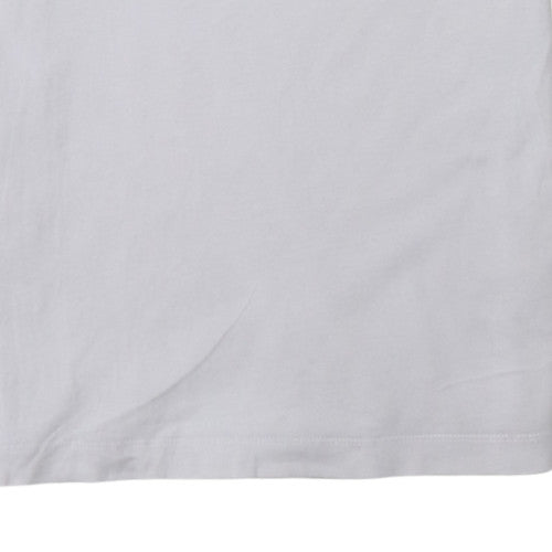 Nike Men's Grey Regular Fit Cotton Crew Neck T-Shirt Size M