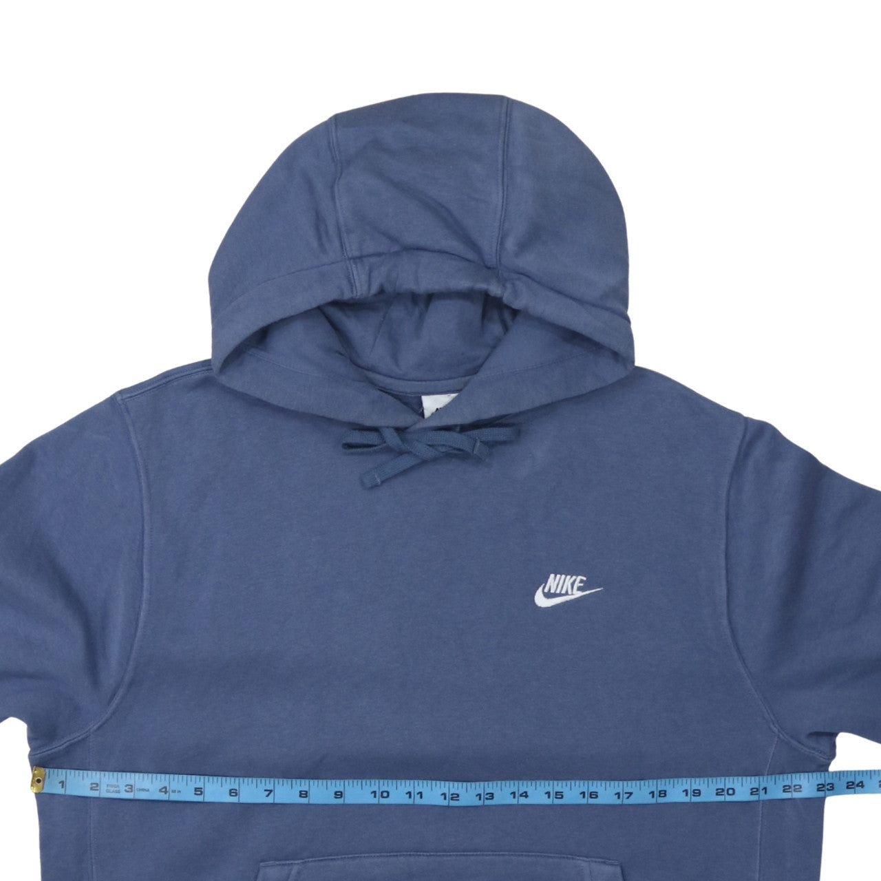 Nike Men's Blue Pullover Hoodie M Regular Fit Sportswear