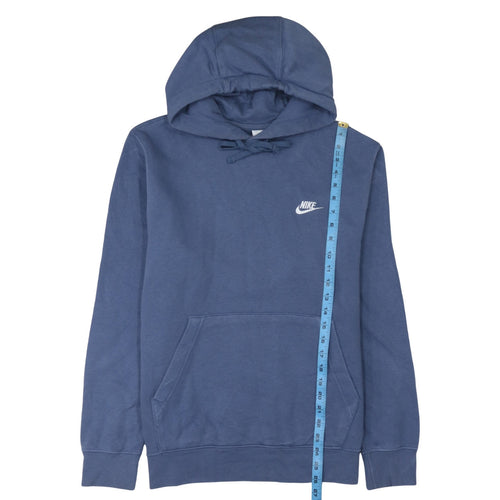 Nike Men's Blue Pullover Hoodie M Regular Fit Sportswear