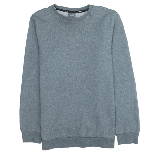 Puma Men's Grey Crew Neck Sweatshirt Size S Classic Fit