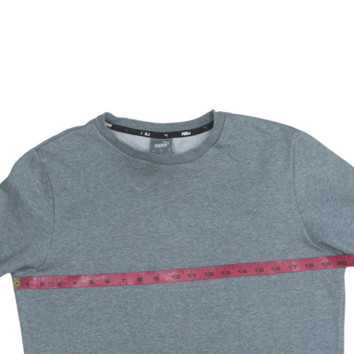 Puma Men's Grey Crew Neck Sweatshirt Size S Classic Fit