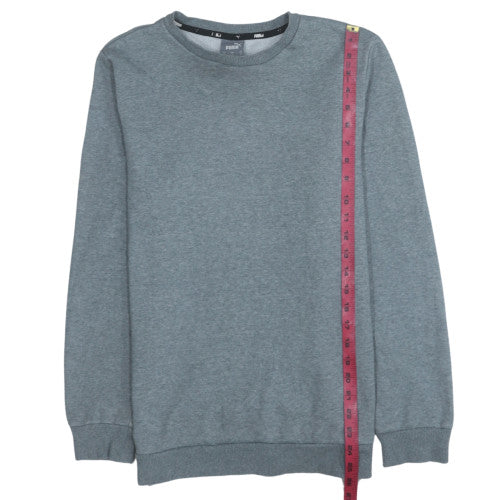 Puma Men's Grey Crew Neck Sweatshirt Size S Classic Fit