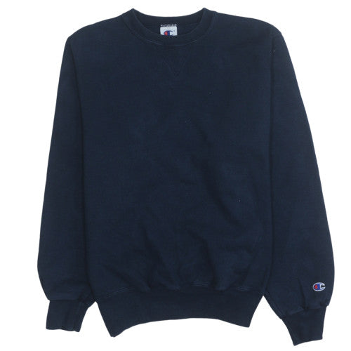 Champion Men's Blue Medium Pullover Crew Neck Sweatshirt