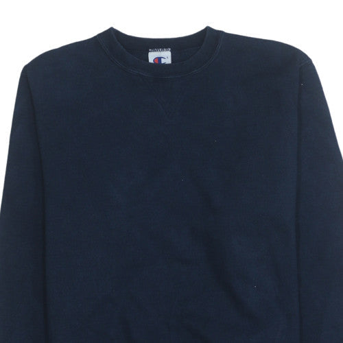 Champion Men's Blue Medium Pullover Crew Neck Sweatshirt