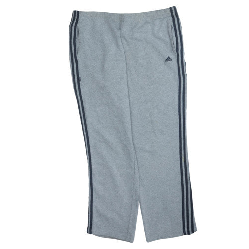 Adidas Men's Grey XL Sweatpants Jersey Straight Leg Trousers
