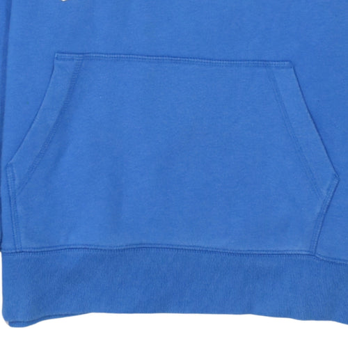 GAP Boys Blue XL Pullover Hoodie with Logo Front - Cotton Blend