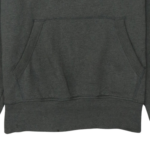 Superdry Men's Grey Pullover Hoodie S Fleece Logo Sweatshirt