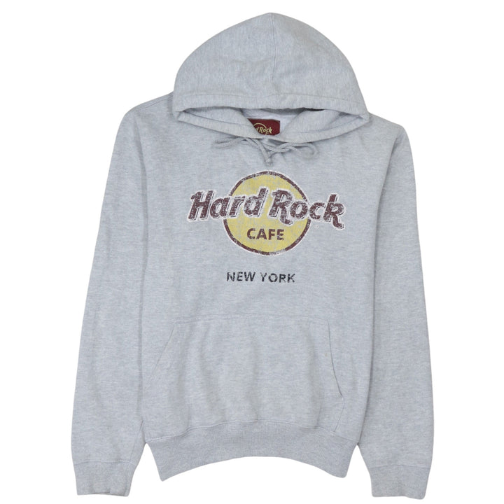 Hard Rock Cafe Women's Grey Pullover Hoodie Medium Cotton Blend