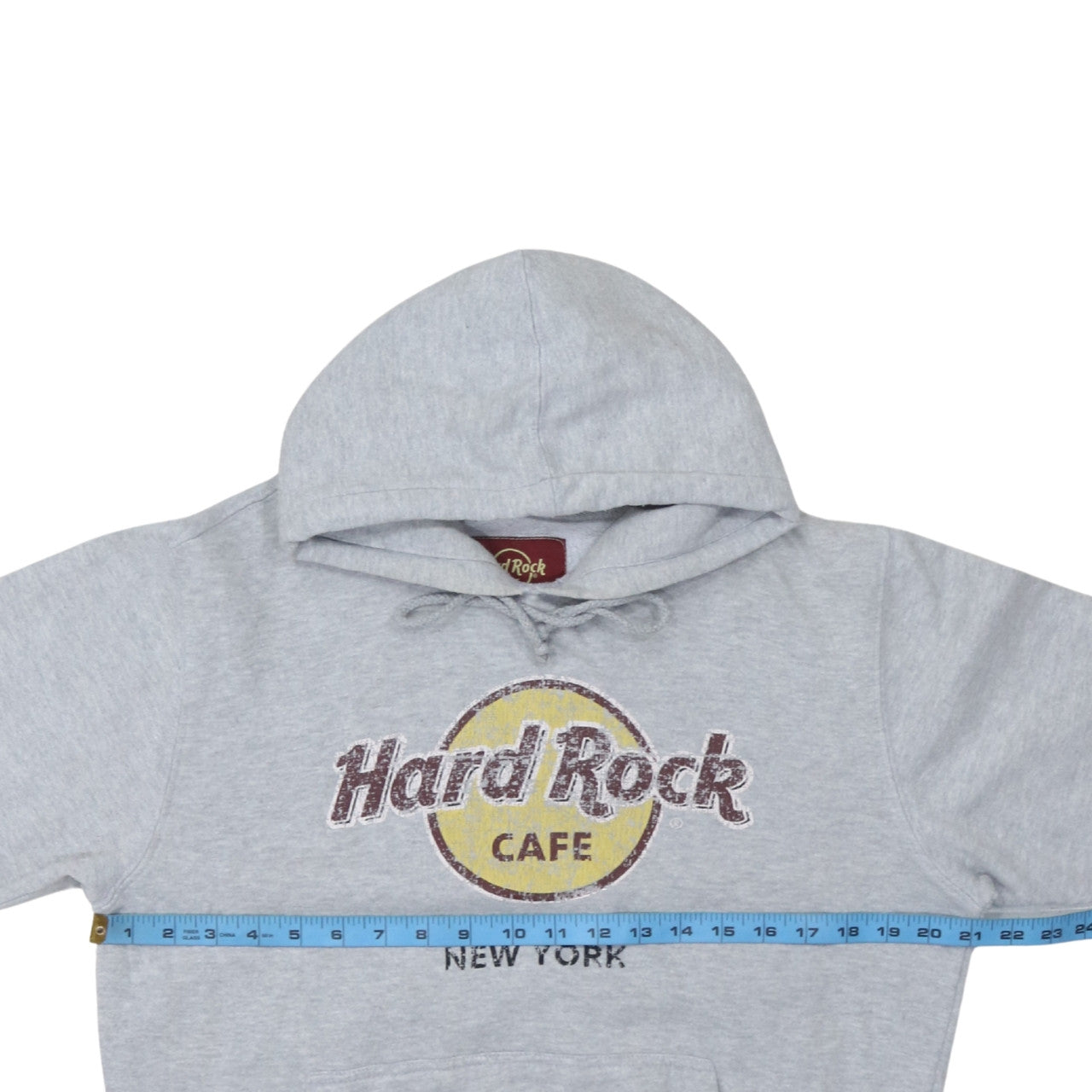 Hard Rock Cafe Women's Grey Pullover Hoodie Medium Cotton Blend