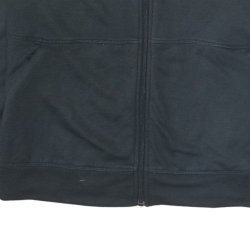 Adidas Men's Black Full Zip Hoodie Size S Fleece Sportswear