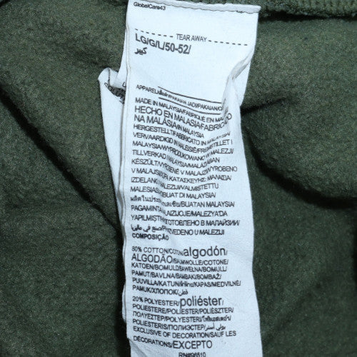 Under Armour Men's Green Large Full Zip Track Jacket Fleece Lined