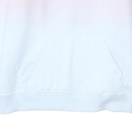 Hollister Women’s Blue Ombre Hoodie L Pullover Logo Sweatshirt