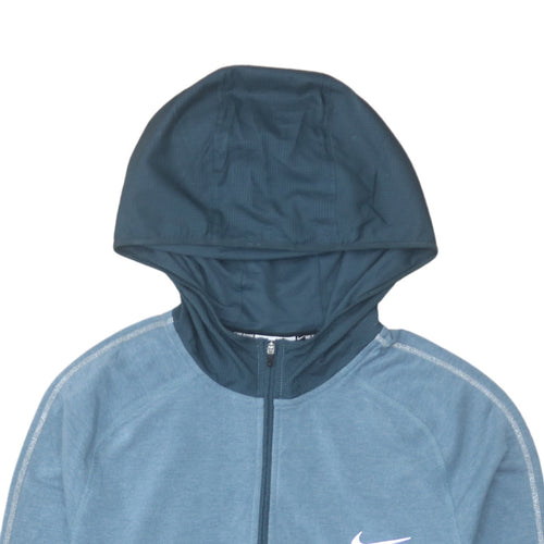 Nike Men's Blue Dri-FIT 1/2 Zip Hoodie Size S Athletic Fit