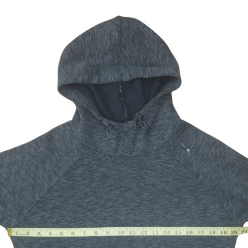 Puma Womens Grey Size 14 Pullover Hoodie Sports Sweatshirt