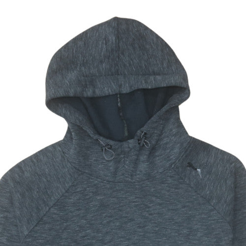 Puma Womens Grey Size 14 Pullover Hoodie Sports Sweatshirt