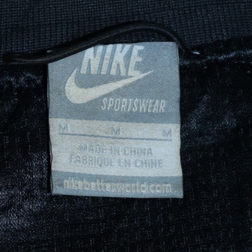Nike Mens Black Grid Track Jacket Medium Nylon Blend Zip Sportswear