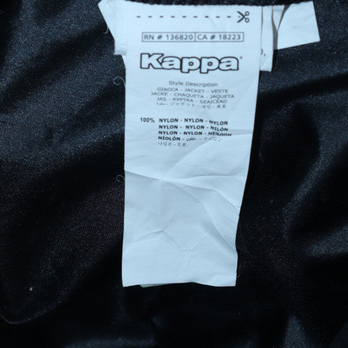 Kappa Men's Black 2XL Hooded Windbreaker Jacket