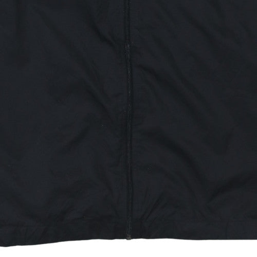 Kappa Men's Black 2XL Hooded Windbreaker Jacket