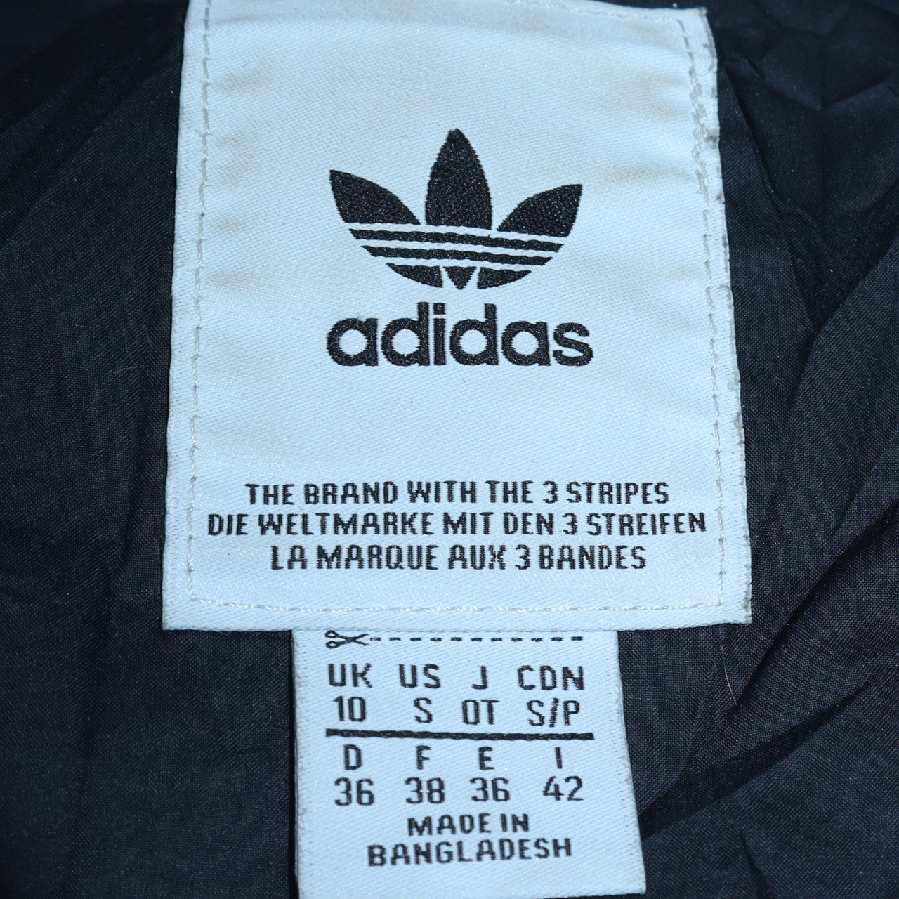 Adidas Women's Black Hooded Puffer Jacket Size 10