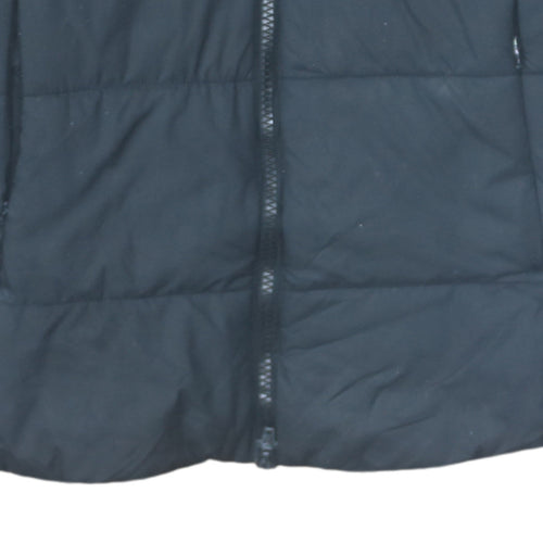 Adidas Women's Black Hooded Puffer Jacket Size 10