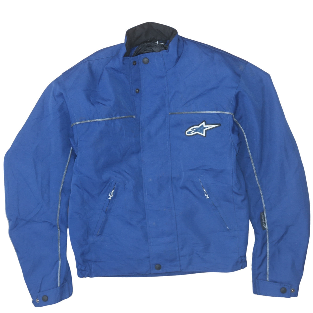 Alpinestars Mens Blue Motorcycle Riding Jacket Size M Waterproof