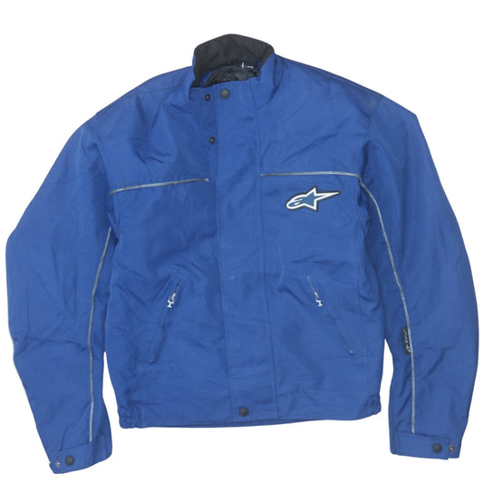 Alpinestars Mens Blue Motorcycle Riding Jacket Size M Waterproof
