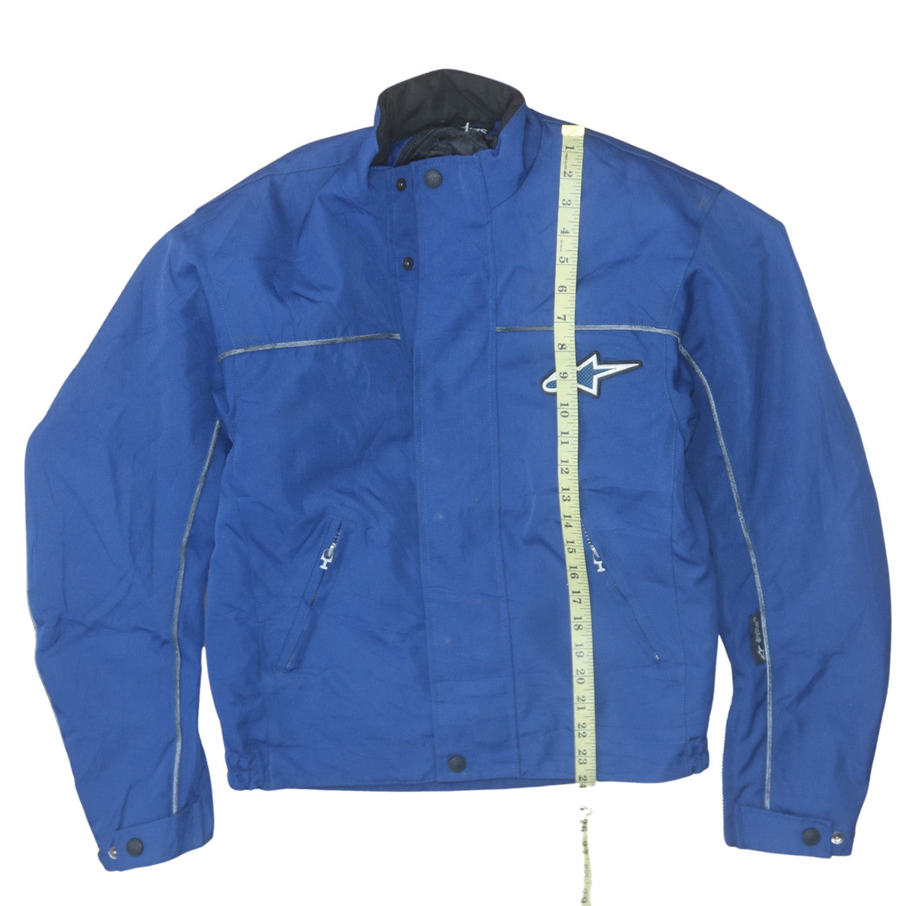 Alpinestars Mens Blue Motorcycle Riding Jacket Size M Waterproof