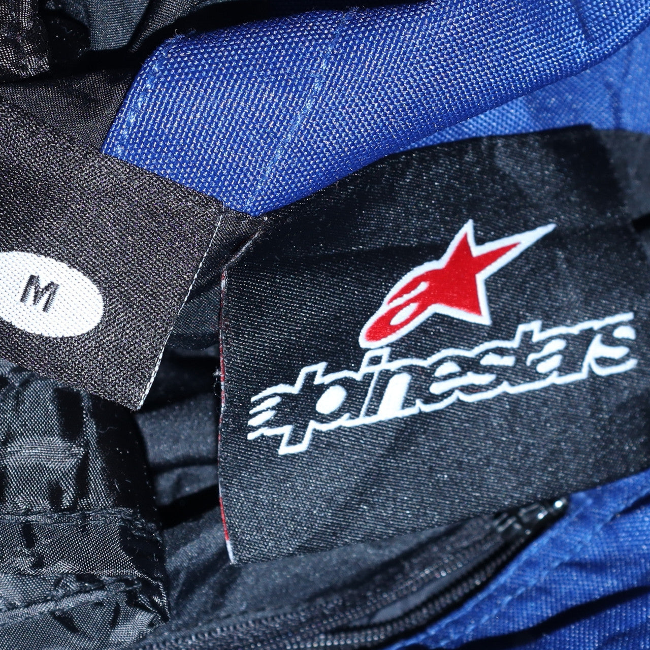 Alpinestars Mens Blue Motorcycle Riding Jacket Size M Waterproof