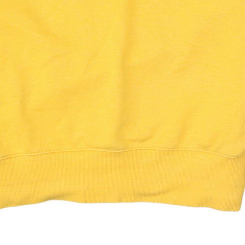 Champion Womens Yellow Small Pullover Crew Neck Sweatshirt