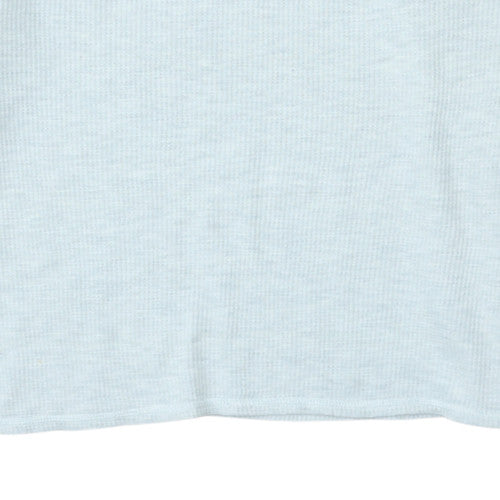 Timberland Men's Grey Waffle-Knit Cotton Crew Neck Pullover L