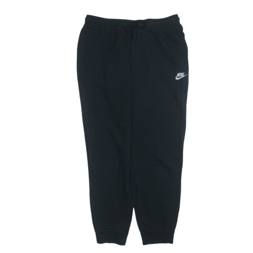 Nike Women’s Black Fleece Sweatpants L Tapered Fit Comfort
