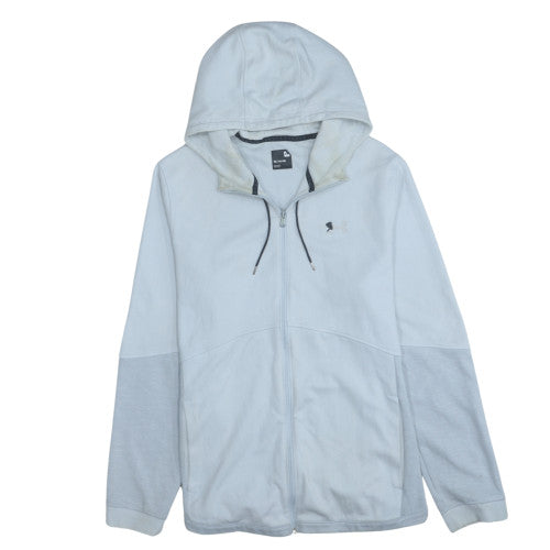 Under Armour Men's Light Grey XL Full Zip Hoodie Sweatshirt