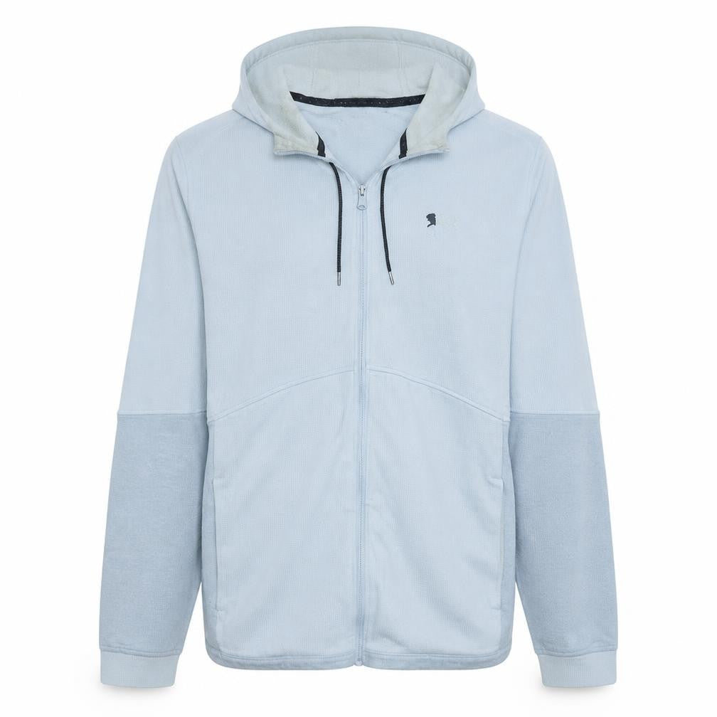 Front view of Under Armour Men's Light Grey XL Full Zip Hoodie Sweatshirt