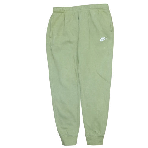 Nike Men's Green Jogger Trousers L Regular Fit Fleece