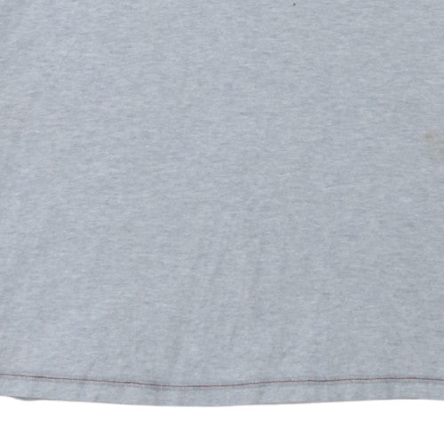 Levi's Men’s Grey Red Tab Graphic Print Crew Neck T-Shirt Medium