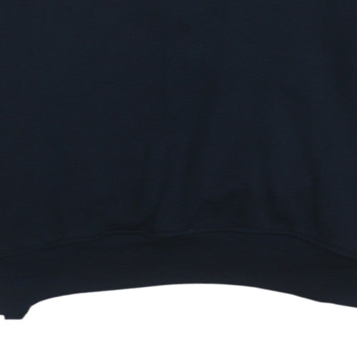 Tommy Hilfiger Men's Blue Logo Crew Neck Pullover Sweatshirt 2XL