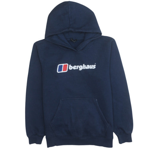 Berghaus Boys Navy Pullover Hoodie 13 Years Cotton Blend Fleece