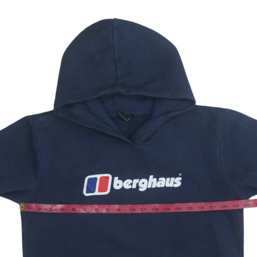 Berghaus Boys Navy Pullover Hoodie 13 Years Cotton Blend Fleece