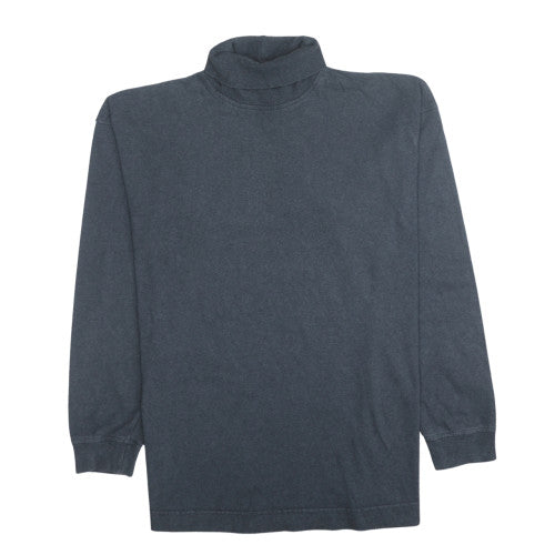 GAP Men Grey Roll Neck Pullover Sweatshirt Size M