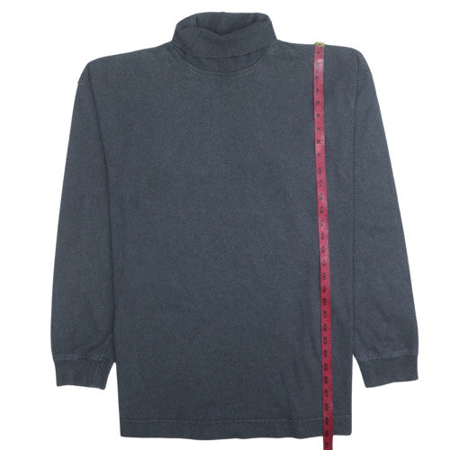 GAP Men Grey Roll Neck Pullover Sweatshirt Size M