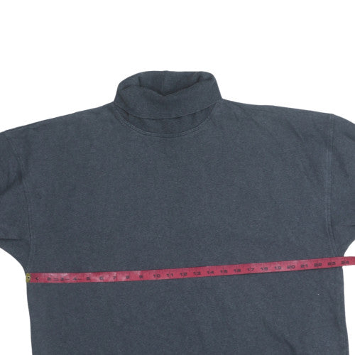 GAP Men Grey Roll Neck Pullover Sweatshirt Size M