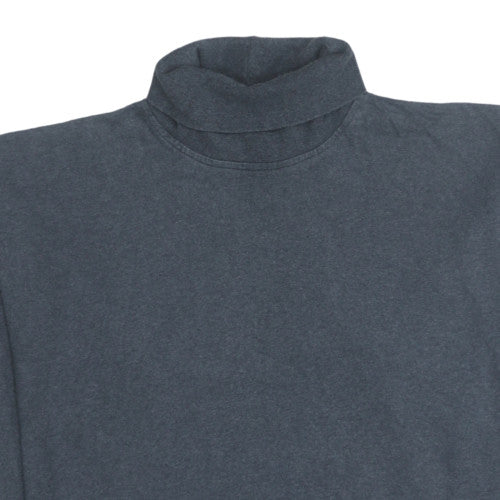 GAP Men Grey Roll Neck Pullover Sweatshirt Size M