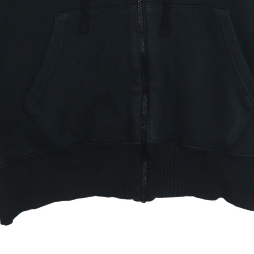 Nike Men's Black Full Zip Hoodie Fleece Regular Fit Size M