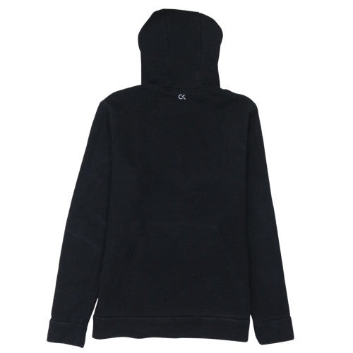Calvin Klein Men's Black Pullover Hoodie S Fleece Logo Sweatshirt