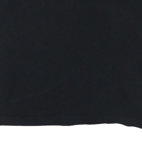 Calvin Klein Jeans Men's Black Colourblock Cotton Polo M