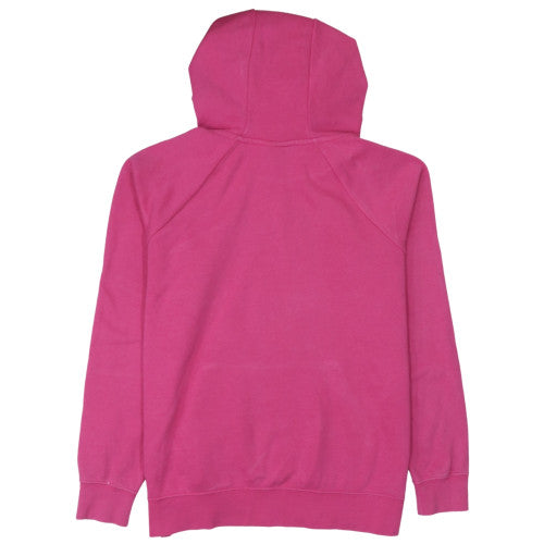 Nike Womens Pink Pullover Hoodie L Cotton Blend Sweatshirt