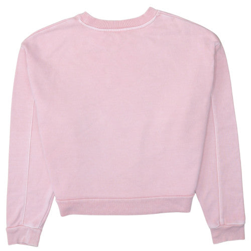 Levi's Women's Pink XS Pullover Crew Neck Sweatshirt Classic Fit