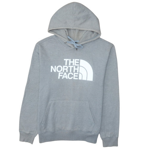 The North Face Men's Grey Pullover Hoodie Size L Outdoor Fleece Sweatshirt