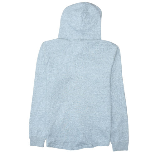 Hollister Mens Grey Logo Pullover Hoodie S Fleece Cotton Blend