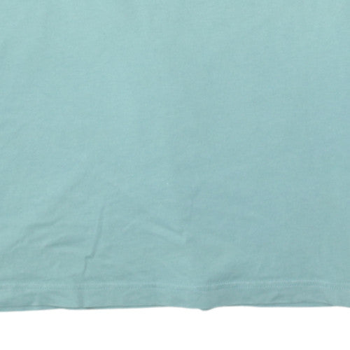 Adidas Women Mint Green Long Sleeve Crew Neck Pullover Sweatshirt L